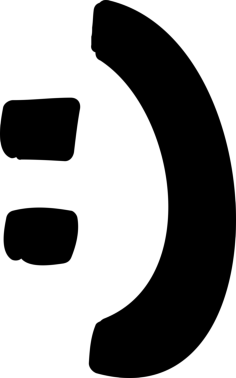 Happy Emoticon Line Tracing Svg Vector, Free Vectors File
